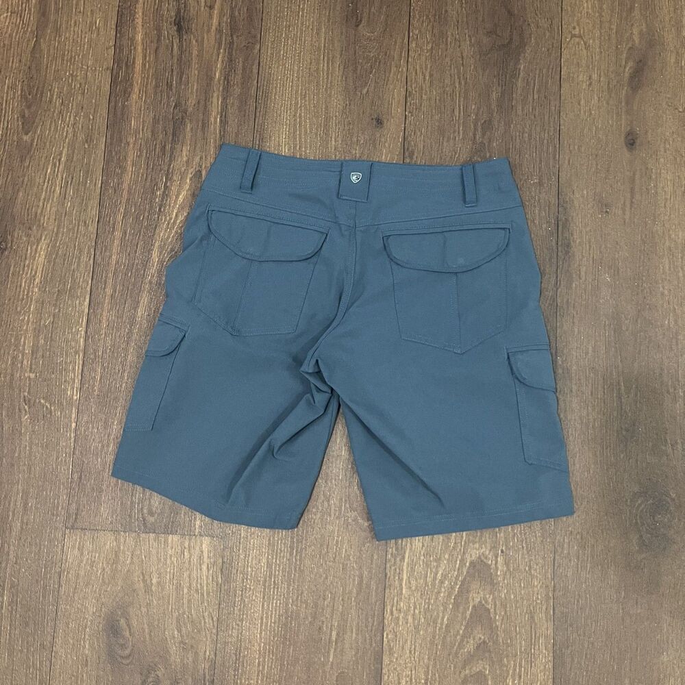Women's Kuhl Cargo Hiking Bermuda Shorts Size 4 Navy Blue - Picture 3 of 6